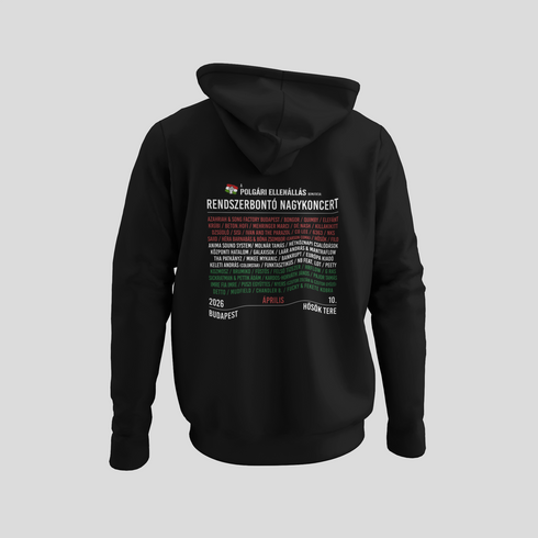 Polgári Ellenállás Rendszerbontó Nagykoncert - unisex emlékpulóver - Limitált ideig