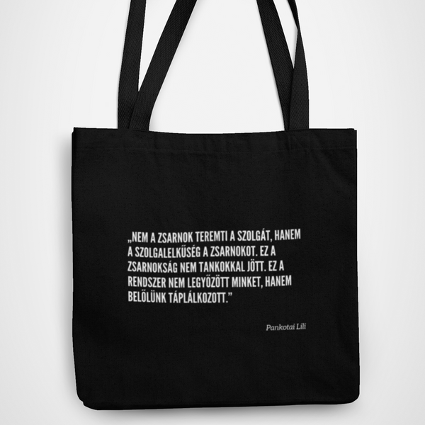 Polgári Ellenállás vászontáska - Pankotai Lili